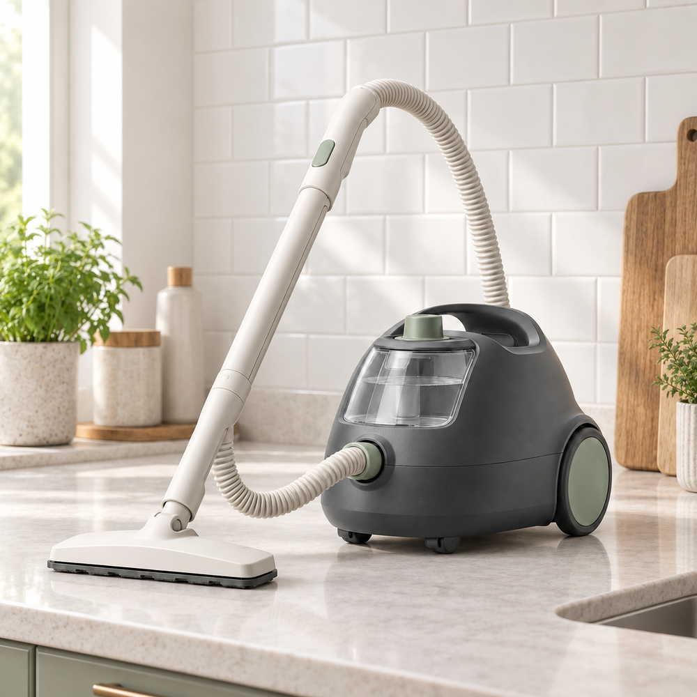 Silex Multi-Surface Steamer in a home setting