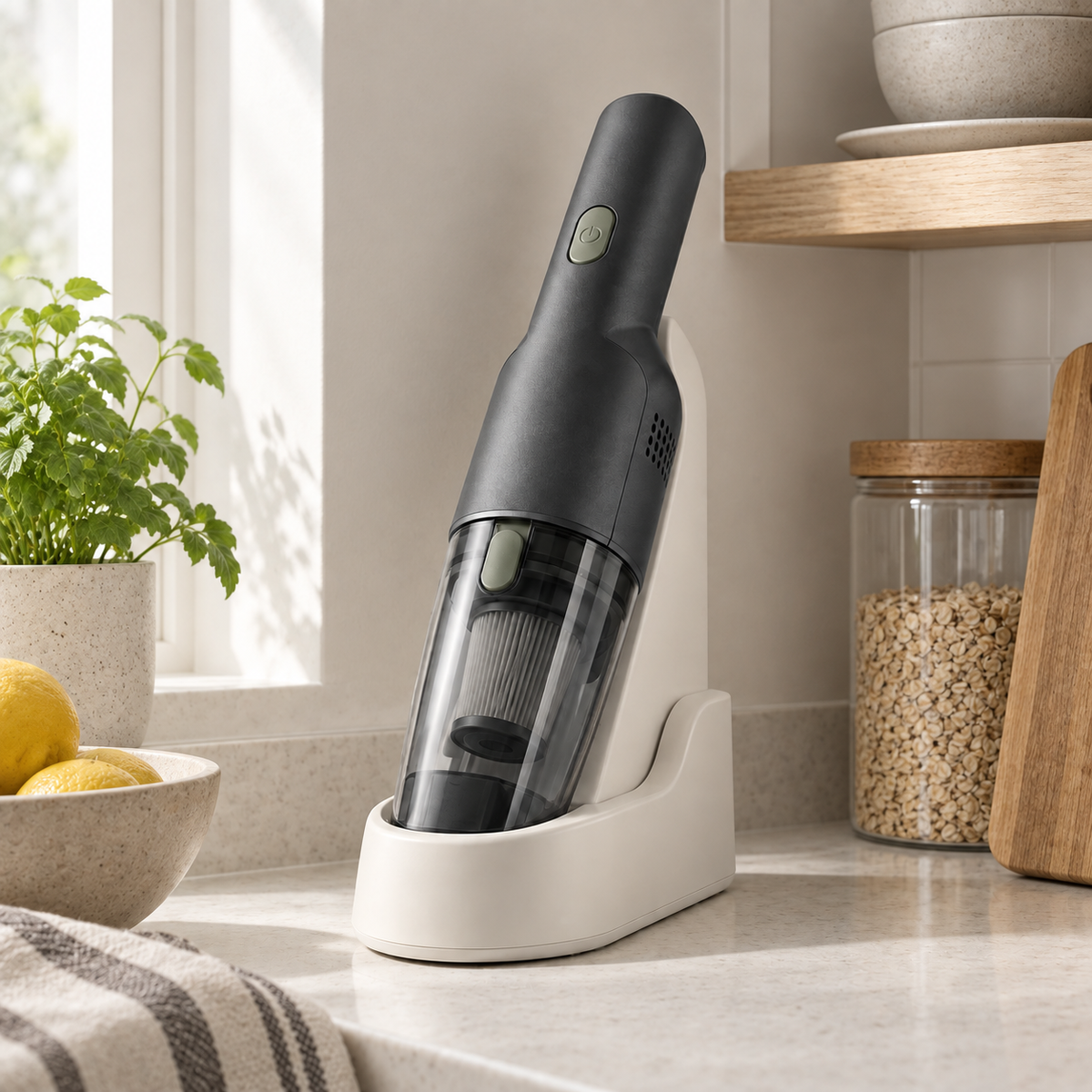 Taro Handheld Vacuum Kit in a home setting