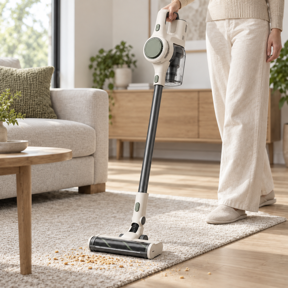 Aven Cordless Floor Vacuum in a home setting