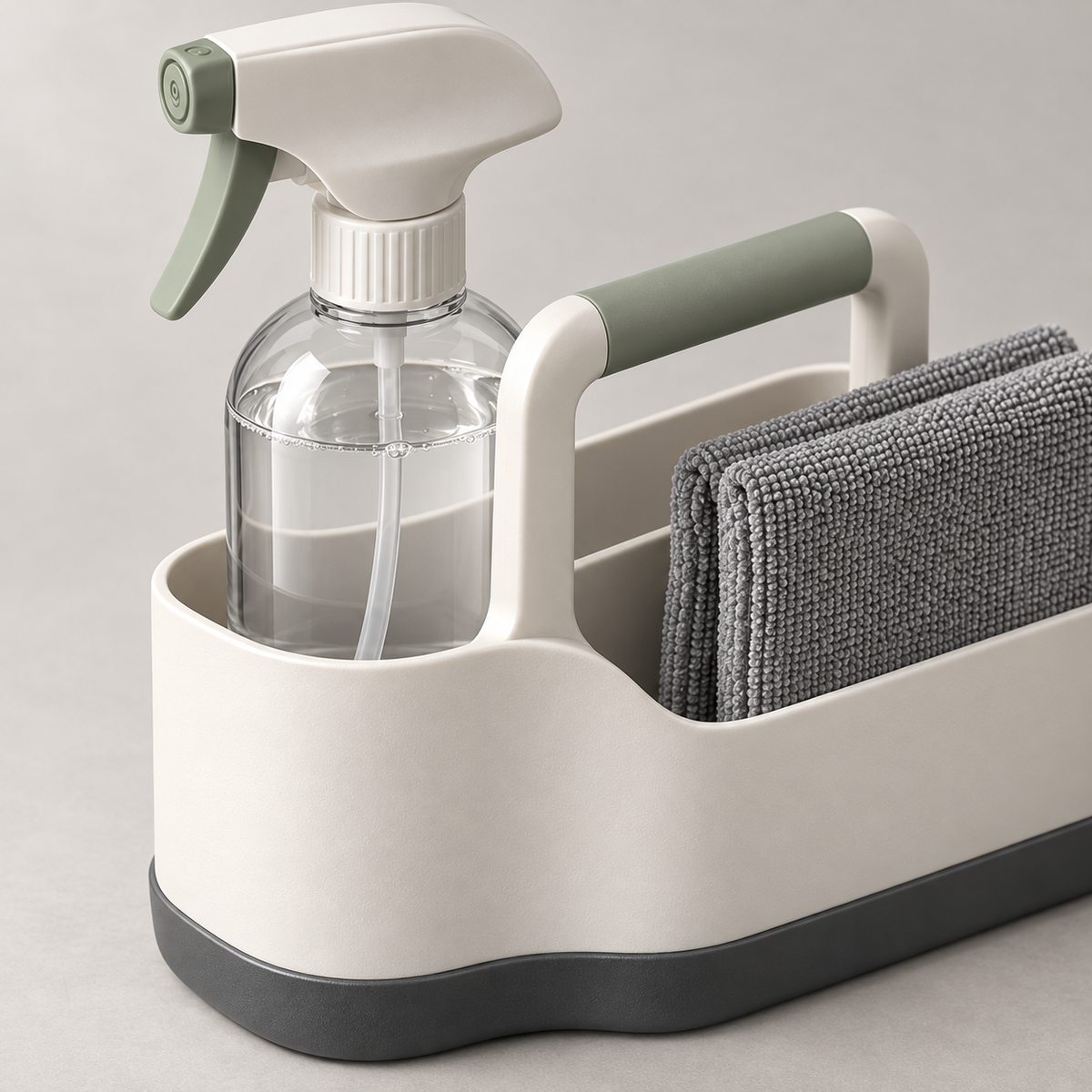 Lune Countertop Cleaning Station close detail